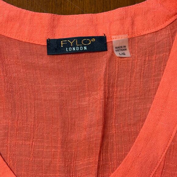 FYLO London Sleeveless Top Size Large - Picture 2 of 5